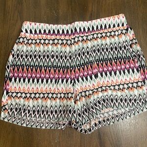 Patterned Multicolor Women Shorts